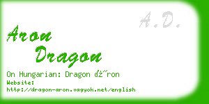 aron dragon business card